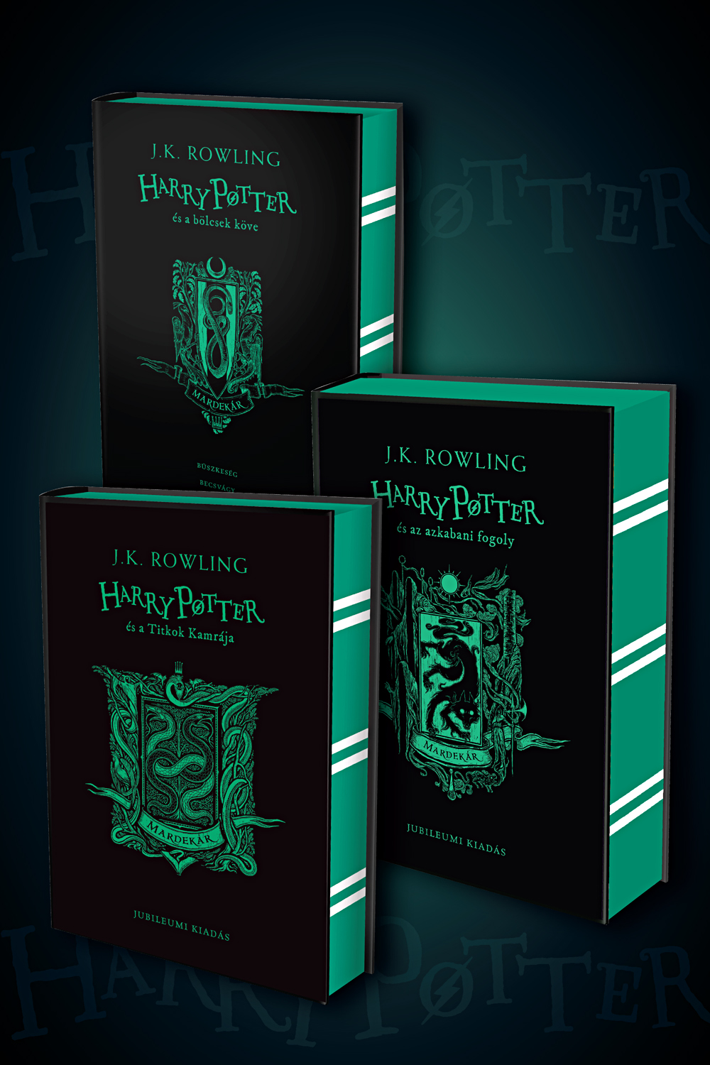 Harry Potter élfestett kiadás - Mardekár könyvcsomag